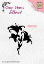 Nellie`s Choice Silhouette Clear Stamps - Lilien